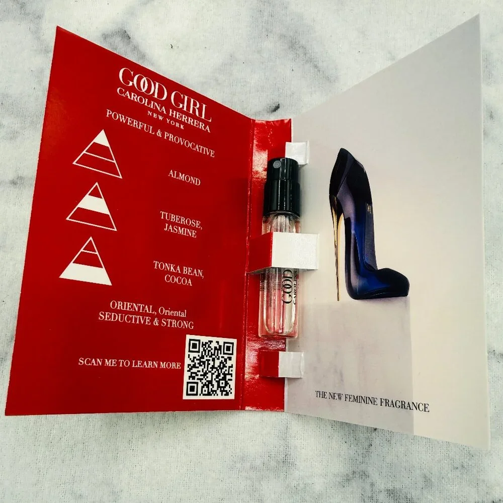 Carolina Herrera Beauty Gift Set-Red Pouch, Good Girl,Lipstick,Mirror-4pc-NEW